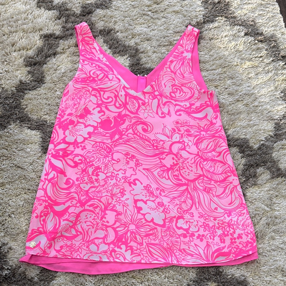 Lilly Pulitzer Florin Reversible V-Neck Tank Top